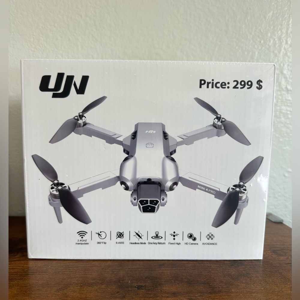 Mini 4 pro drone with camera HD - new with tag